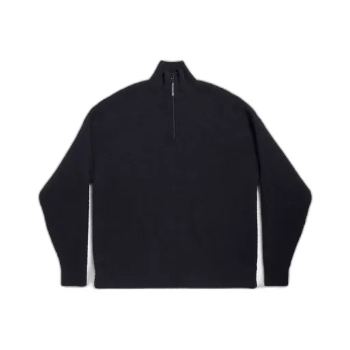 Half Zip High Neck Sweater