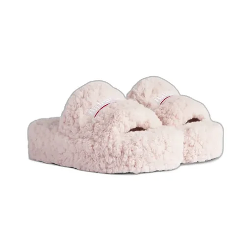 Furry Platform Sandal