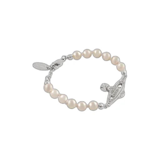 Mini Bas Relief Pearl Bracelet