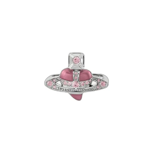 New Diamante Heart Ring