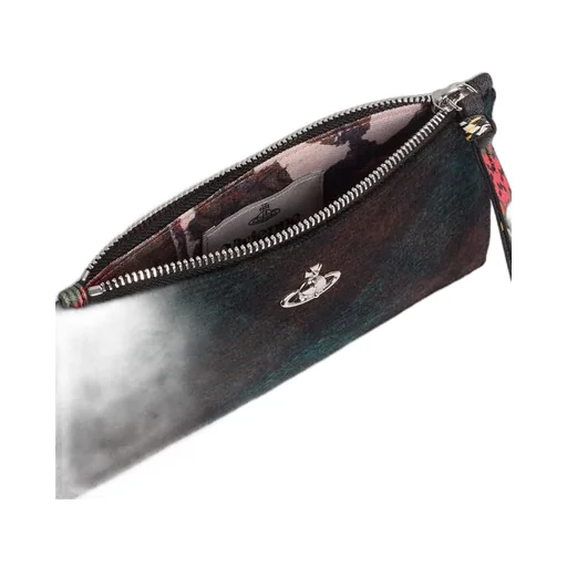 Small Flat Zip Clutch