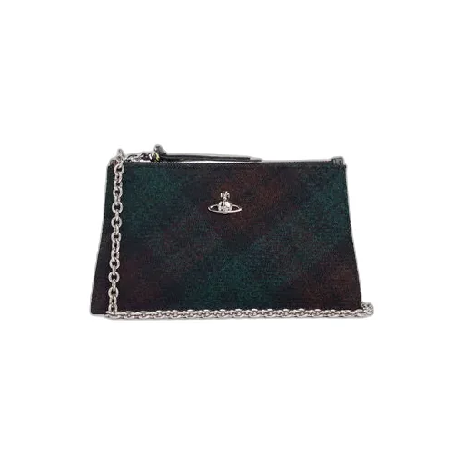 Small Flat Zip Clutch