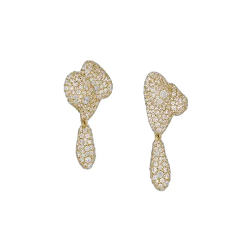 Mimosa Pave Earrings