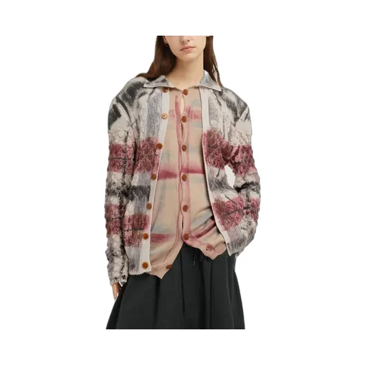 Dual Tartan Cardigan