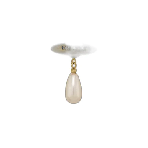 One Row Pearl Drop Choker