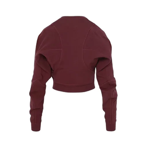 Cropped Pourpoint Sweatshirt