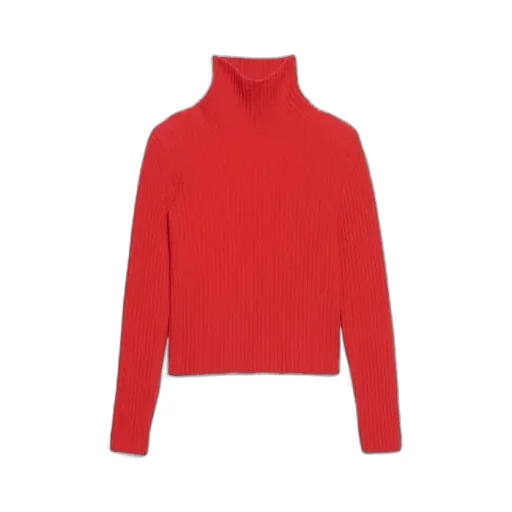 High Collar Knit Sweater