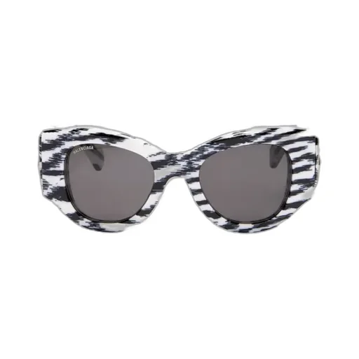 Zebra White Cat Eye Sunglasses