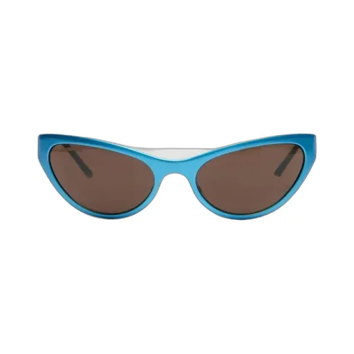 Turquoise Aluminum Cat Eye Sunglasses