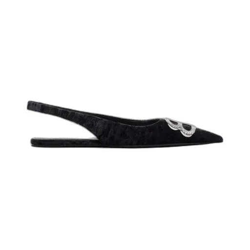 Bb Open-Back Ballet Flats