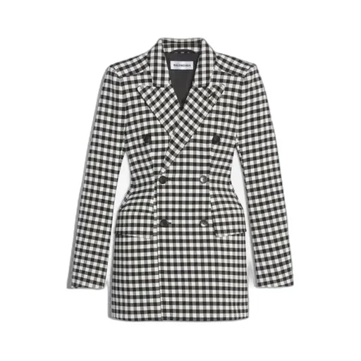 Sloped Double-Buttoned Coat