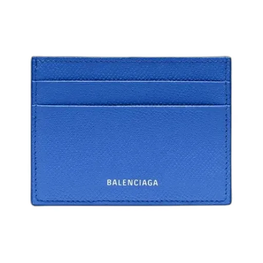 Blue / White Ville Multi-Compartment Card Holder
