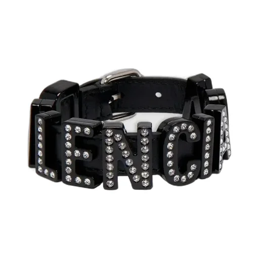 Black/Crystal Logo Bracelet