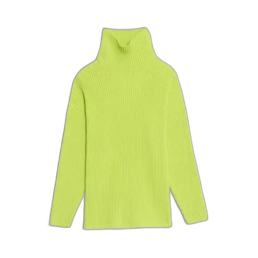 High Collar Knit Sweater