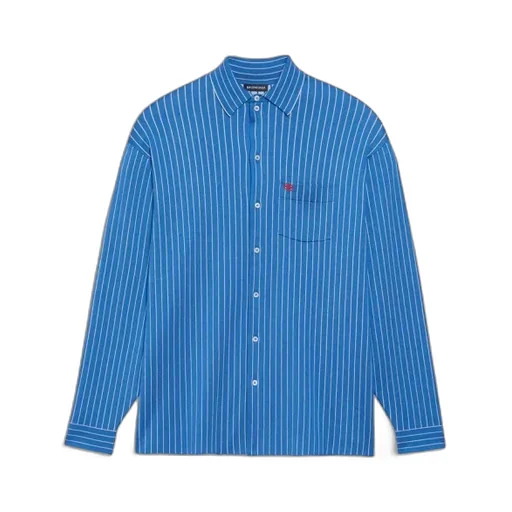 Blue / White Knit Shirt