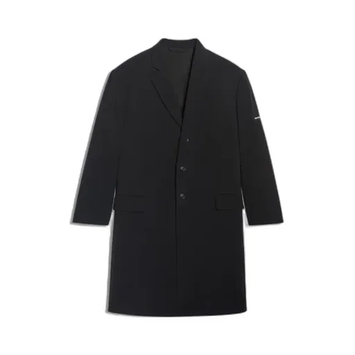 Water Washed Single Button Coat