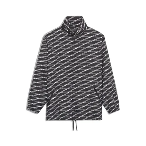 Letter Pattern Raincoat