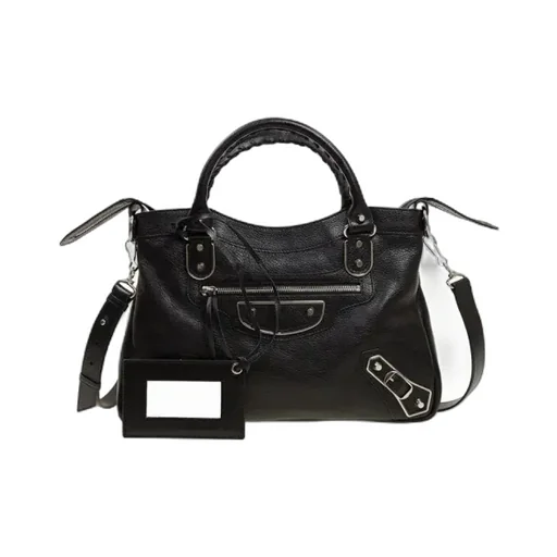 Black Leather Handbag