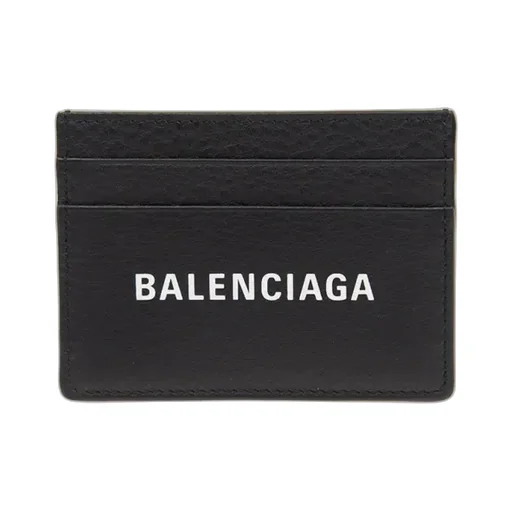 Black Leather Card Holder