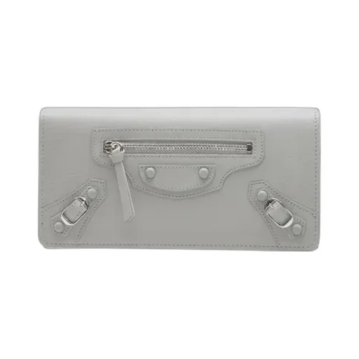 Grey Lambskin Wallet