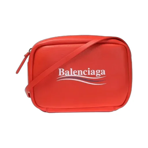 Orange Leather Handbag