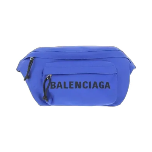 Blue Nylon Waist Bag