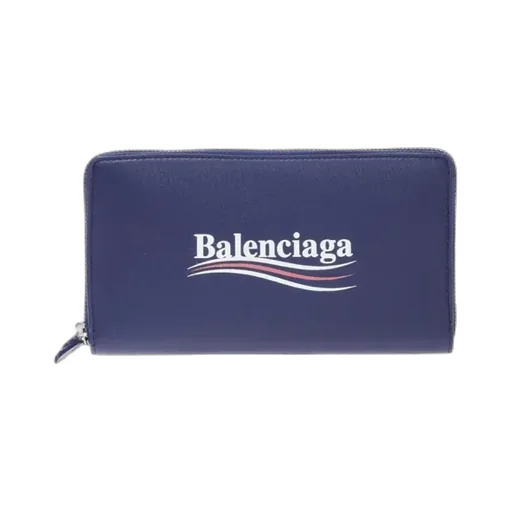 Blue Leather Wallet