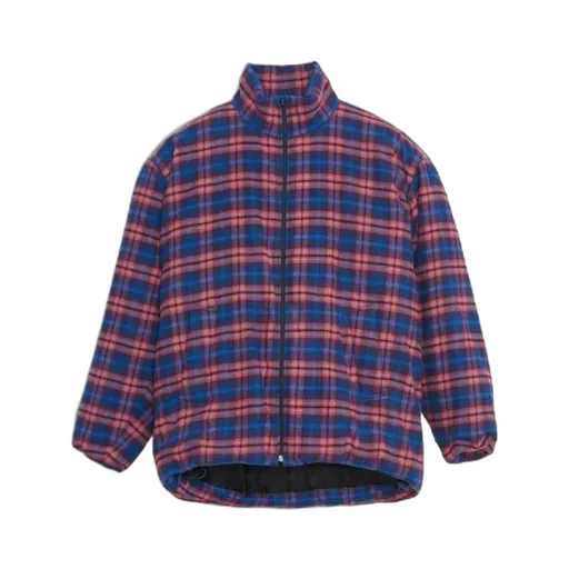 Blue/Red Cocoon Zip Jacket