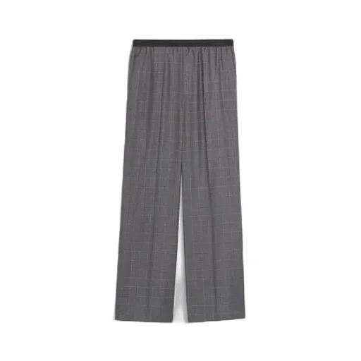 Grey Elastic Classic Trousers