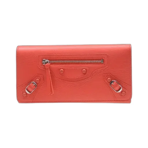 Red Lambskin Wallet