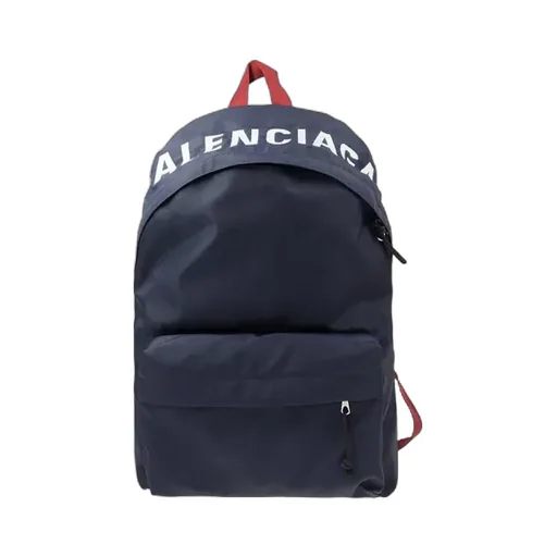 Blue Nylon Backpack