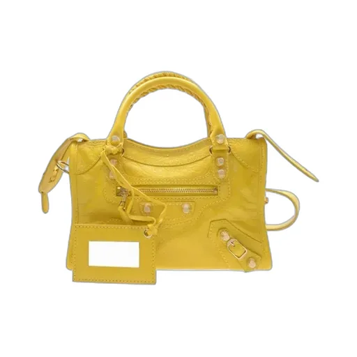Yellow Leather Handbag