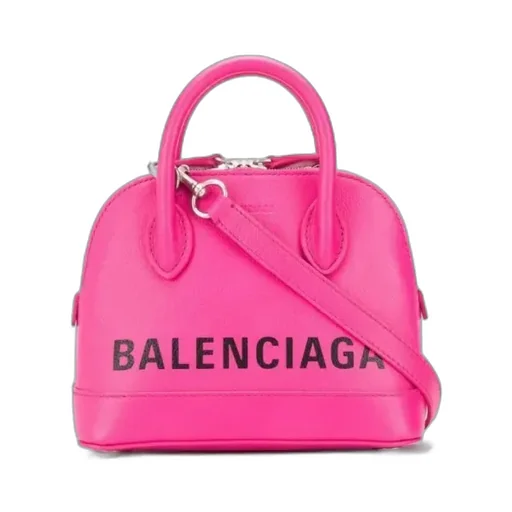 Pink Leather Handbag