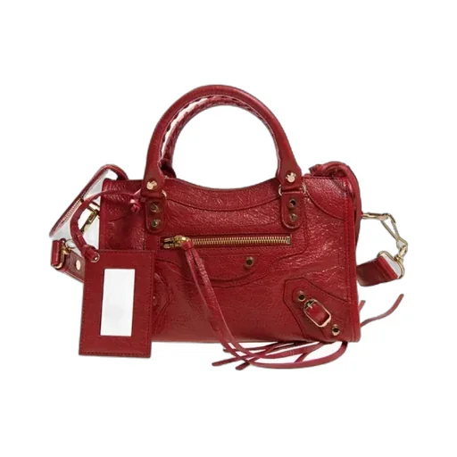 Red Leather Handbag