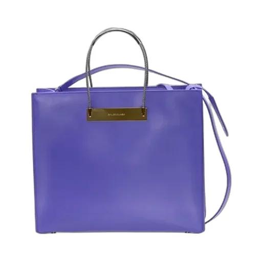 Purple Lambskin Handbag