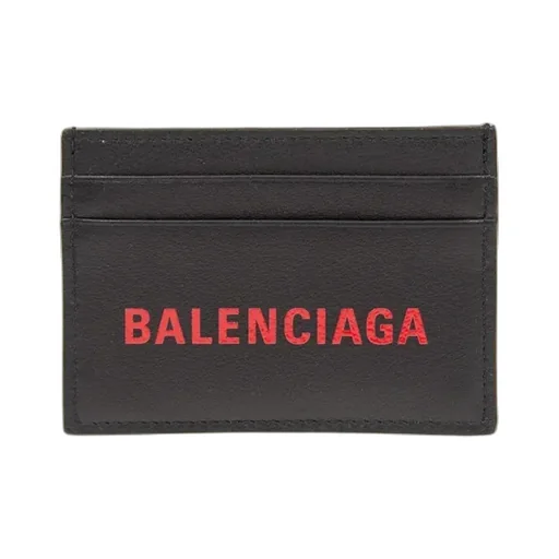 Black Leather Card Holder