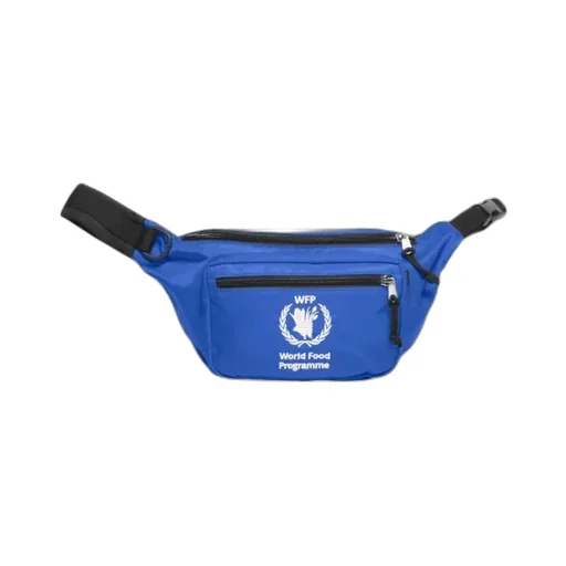 Blue Nylon Universal Waist Bag