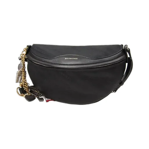 Black Canvas Handbag