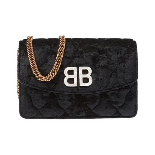 Black Velvet Handbag