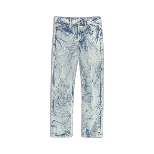 Crinkle Wash Standard Jeans