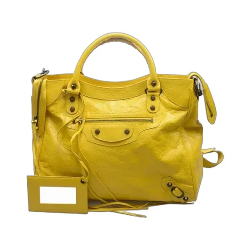 Yellow Leather Handbag