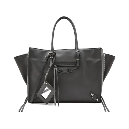 Grey Lambskin Handbag