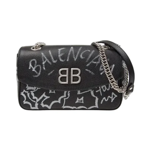 Black Leather Handbag
