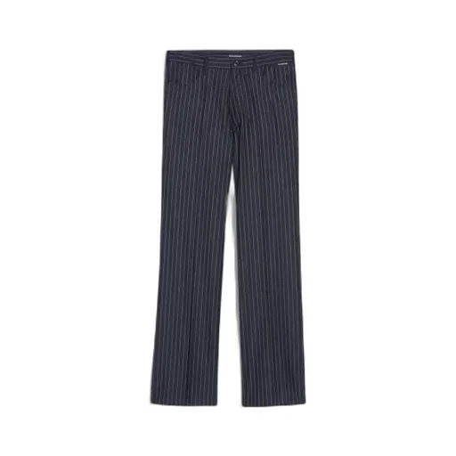 Dark Navy/White Draped Trousers