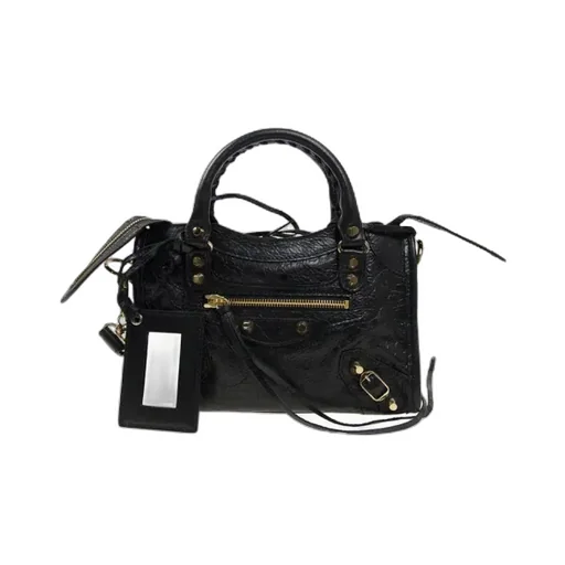 Black Leather Handbag