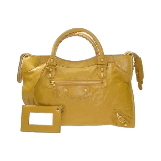 Yellow Leather Handbag