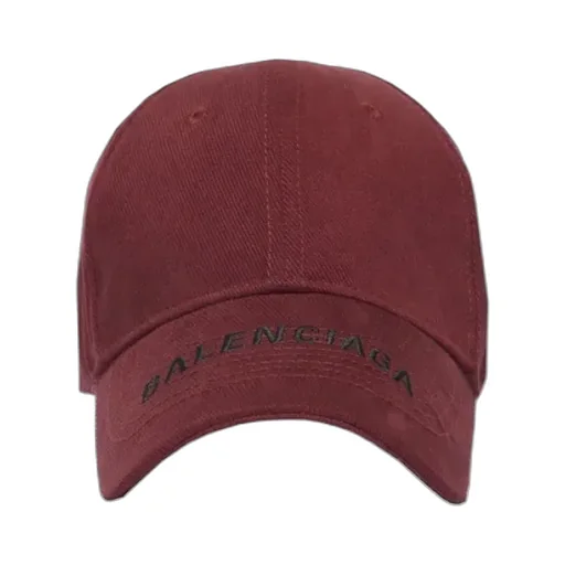 Bordeaux Red/Black Baseball Cap