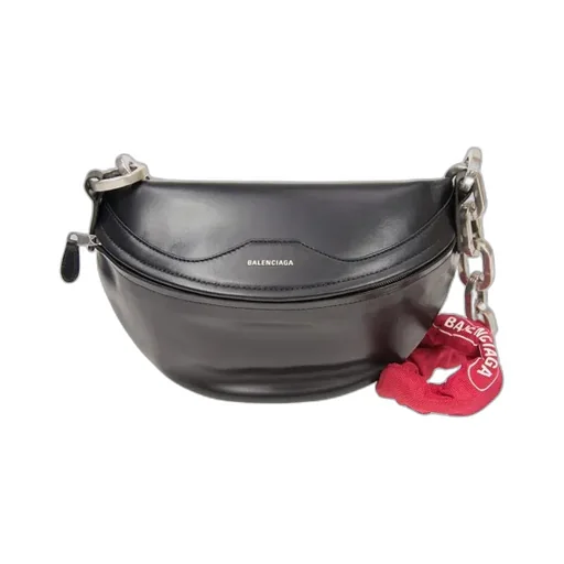 Black Leather Handbag