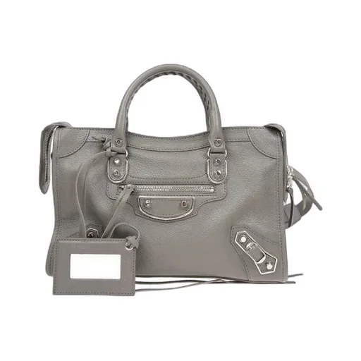 Grey Goatskin Handbag
