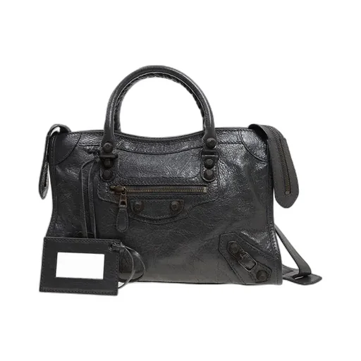 Grey Lambskin Handbag
